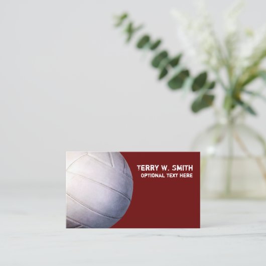 バレーボール名刺 名刺 (スタンド正面)