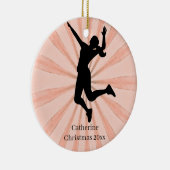 バレーボール名 セラミックオーナメント (右)