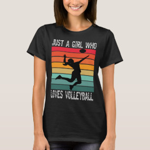 バレーボール大好き女子 Tシャツ