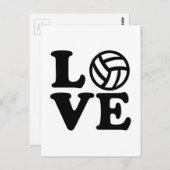 バレーボール大好き ポストカード (正面/裏面)