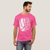 バレーボール女子おもしろい女子スポーツ愛好家の青少年 Tシャツ (正面フル)