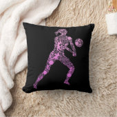 バレーボール女子ユースプレーヤー7 クッション (ブランケット)