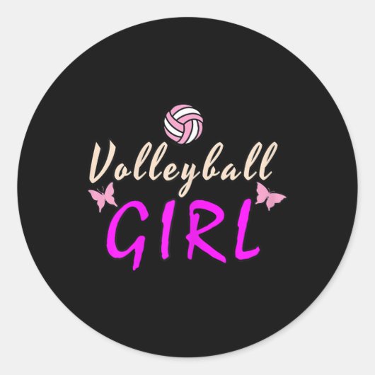 バレーボール女子 ラウンドシール (正面)