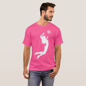 バレーボール女子 Tシャツ (正面フル)