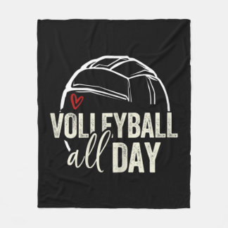 バレーボール女10代の子女子バレーボールのグラフィックボール フリースブランケット