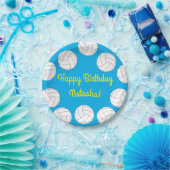 バレーボール子供の誕生日パーティースポーツ ペーパープレート (パーティー)