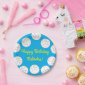 バレーボール子供の誕生日パーティースポーツ ペーパープレート (パーティー)