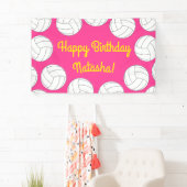 バレーボール子供の誕生日パーティー 横断幕 (インサイチュ)