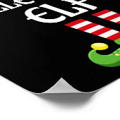 バレーボール小妖精や小人クリスマスメリークリスマスバレーボールプラン ポスター (角)