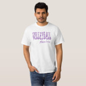 バレーボール必需品(紫) Tシャツ (正面フル)