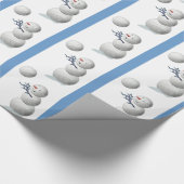 バレーボール愛好家のクリスマス ラッピングペーパー (角)