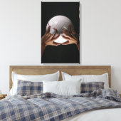 バレーボール手 キャンバスプリント (インサイチュ (寝室))