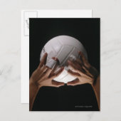 バレーボール手 ポストカード (正面/裏面)