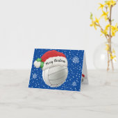 バレーボール折り畳みグリーティングカード カード (黄色い花)