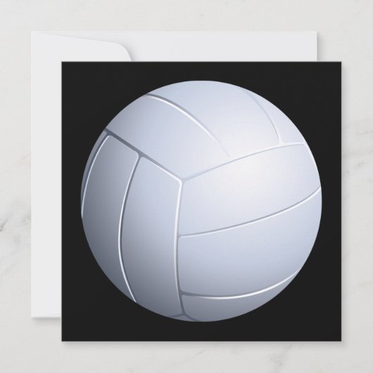 バレーボール招待状 招待状 (正面)