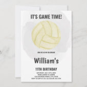 バレーボール招待状 招待状 (正面)