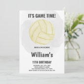 バレーボール招待状 招待状 (スタンド正面)