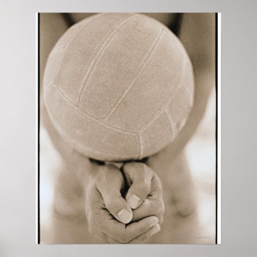 バレーボール接写 ポスター (正面)