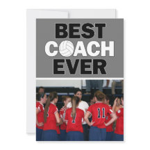 バレーボール最高のコーチEverカスタム Photo Thank You