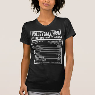 バレーボール母の栄養事実 Tシャツ