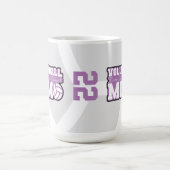 バレーボール母コーヒーマグカスタマイズ可能な色 コーヒーマグカップ (中央)