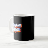 バレーボール母ヒョウおもしろいボール母の日0 コーヒーマグカップ (正面左)