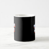 バレーボール母ヒョウおもしろいボール母の日0 コーヒーマグカップ (中央)