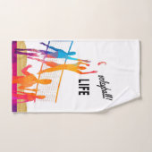 バレーボール生活 バスタオルセット (ハンドタオル)