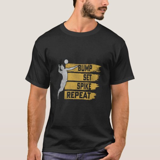 バレーボール男性へと女子またはコーチ1 Tシャツ (正面)
