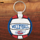 バレーボール石 キーホルダー (正面)