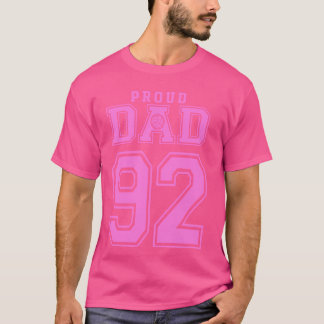バレーボール誇りを持ったパパ番号92 P Tシャツ