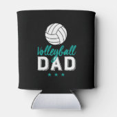 バレーボール誇りを持ったパパ選手の息子の父親 缶クーラー (裏面)