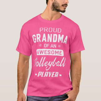 バレーボール誇りを持った選手の素晴らしおばあちゃん Tシャツ