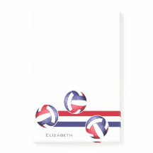 バレーボール赤白青