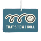 バレーボール転がの車の空気よ カーエアーフレッシュナー (裏面)