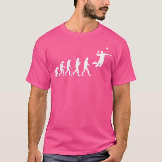 バレーボール進化バレーボール Tシャツ (正面)