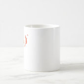 バレーボール進化レトロ選手 コーヒーマグカップ (中央)