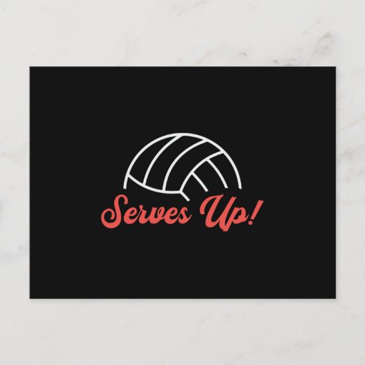 バレーボール選手がボールビーチバレーボール ポストカード (正面)