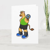 バレーボール選手としてのキリンとバレーボール カード (正面)