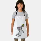 バレーボール選手としてコアラ エプロン (インサイチュ)