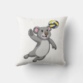 バレーボール選手としてコアラ クッション (裏面)