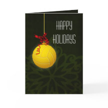 バレーボール選手のクリスマスカード