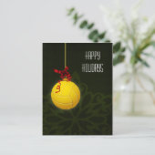 バレーボール選手のクリスマスカード シーズンポストカード (スタンド正面)