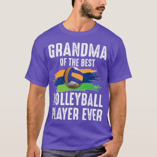 バレーボール選手の女最高の間のおばあちゃん Tシャツ