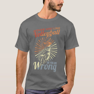 バレーボール選手の引用文 ファミリー Tシャツ
