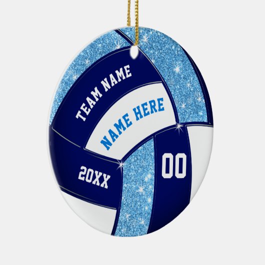 バレーボール選手へのクリスマスギフトカスタマイズ, セラミックオーナメント (右)
