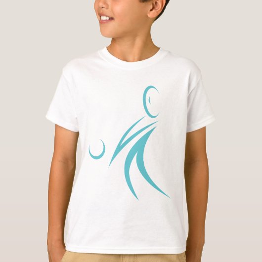バレーボール選手アイコン Tシャツ (正面)