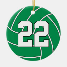 バレーボール選手カスタムのジャージー番号クリスマス