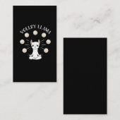 バレーボール選手ガールラマラバードーター 名刺 (正面/裏面)