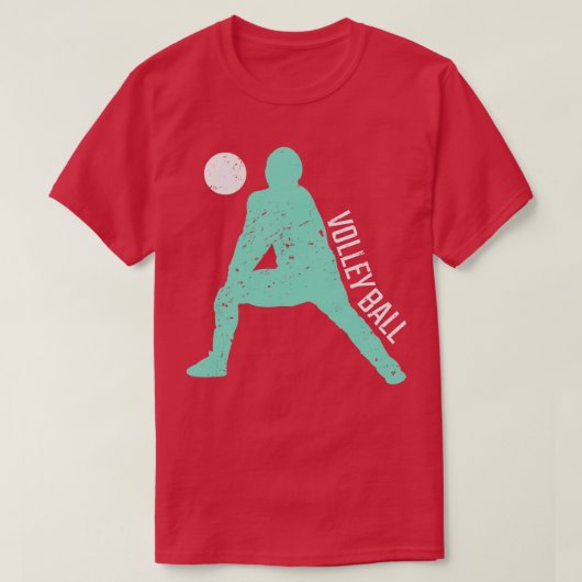 バレーボール選手ギフト Tシャツ (デザイン正面)